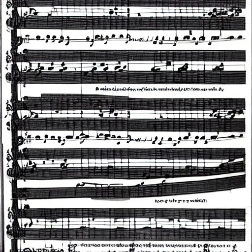 Prompt: a piece of sheet music, composed in the style of bach.