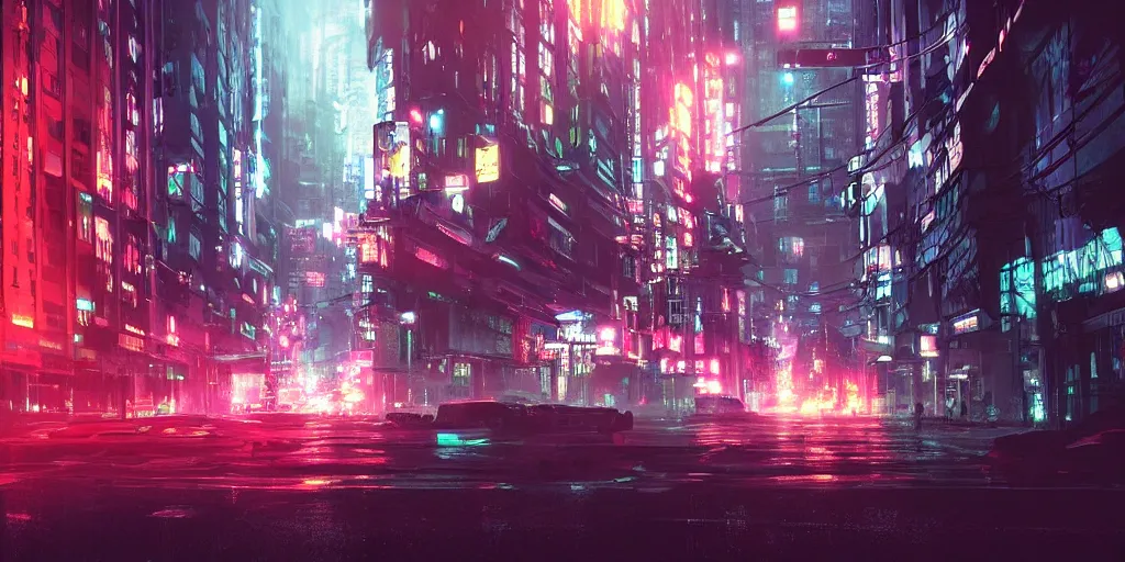 Image similar to cyber town district by liam wong dramatic lighting, cinematic establishing shot, extremely high detail, photorealistic, cinematic lighting