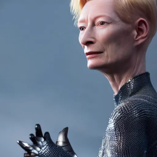 Image similar to tilda swinton as each of the avengers, film still from the avengers