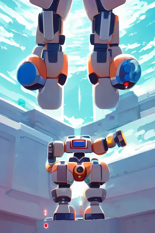 Image similar to metabots medabots medarotto medarot robot minimalist comics, behance hd by jesper ejsing, by rhads, makoto shinkai and lois van baarle, ilya kuvshinov, rossdraws global illumination ray tracing hdr radiating a glowing aura