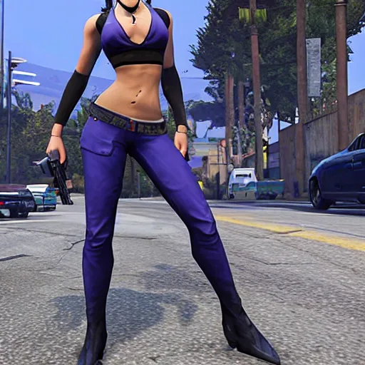 Prompt: widowmaker in gta 5