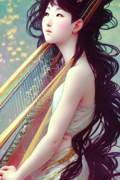 Enchanting Beauty and Her Harp - Anime Rockers Wallpapers and Images -  Desktop Nexus Groups