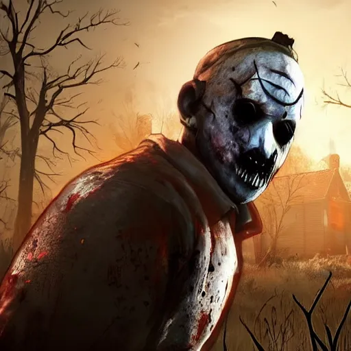 Image similar to dead by daylight game scary