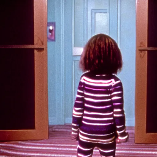 Image similar to Beetlejuice, film still from the movie The Shining