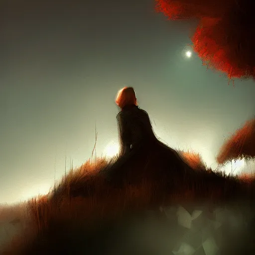 Prompt: The Gloaming, Digital Art, Trending on Artstation