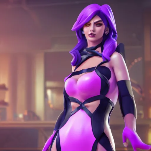 Image similar to still of pretty Caitlyn (League of Legends) in KDA More music video. 3d render, octane render, game art, realistic, highly detailed, trending on artstation, 4k, trending on artstation, pixar, cgsociety, unreal engine 5, redshift render, trending on artstation, blender, behance, cg