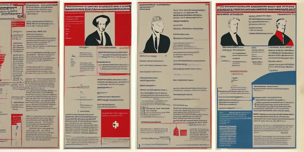 Prompt: british and soviet elections by isotype, organized into 2 charts showing the difference on 2 pages showing the comparison in governing bodies as a heirarchy