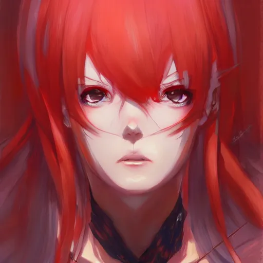 Image similar to anime portrait of Rage as an anime antagonist by Stanley Artgerm Lau, WLOP, Rossdraws, James Jean, Andrei Riabovitchev, Marc Simonetti, and Sakimichan, trending on artstation