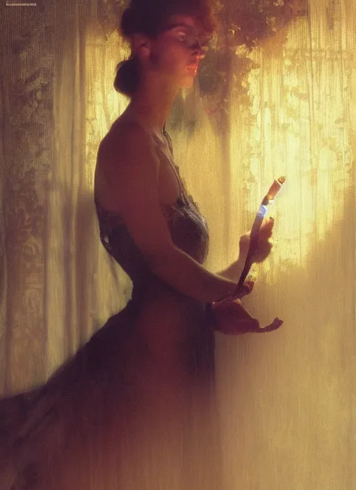 Prompt: a romantic photo of a woman in a dark room wearing lace smoking a cigarette advertisement photography by mucha, nick alm, ruan jia, norman rockwell, greg rutkowski, greg manchess, ethereal, dark, candlelight, pagan, extremely coherent, sharp focus, elegant, sharp features, render, octane, detailed, award winning photography, masterpiece, rim lit