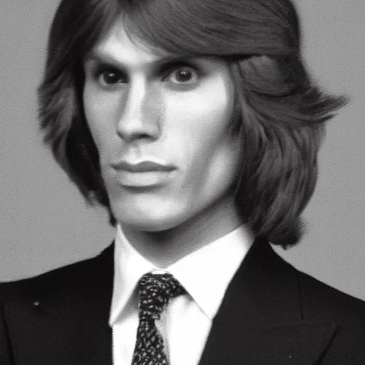 Prompt: A photograph portrait of Jerma985 with medium length wavy hair, a combover and wearing late 1970s popped collared menswear in the late 1970s, taken in the late 1970s, grainy, taken on a 1970s Polaroid Camera, realistic, hyperrealistic, very realistic, highly detailed, very detailed, extremely detailed, detailed, digital art, trending on artstation, colorized photo, colored photo, detailed face, very detailed face