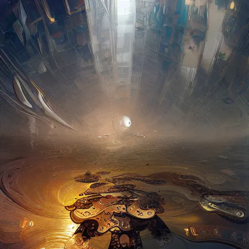 Image similar to a painting in the style of ludolf bakhuysen and in the style of stephan martiniere.