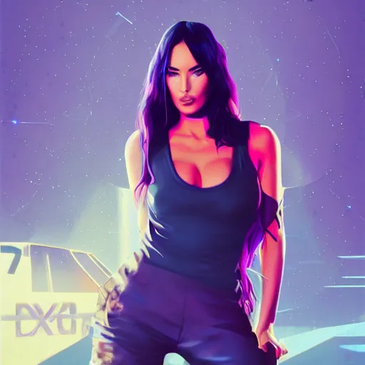 Prompt: megan fox by beeple ( mike winkelmann ), ultra detailed