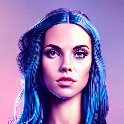 Image similar to lofi Laura Bailey portrait, Pixar style, by Tristan Eaton Stanley Artgerm and Tom Bagshaw.