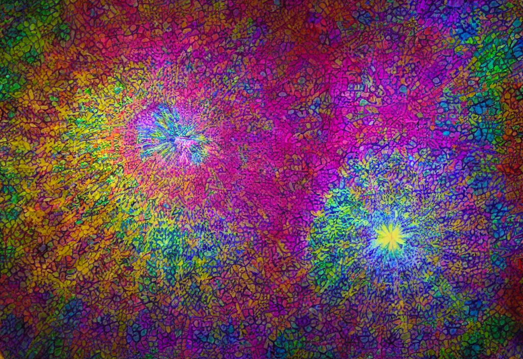 Image similar to Rainbow kaleidoscope drop