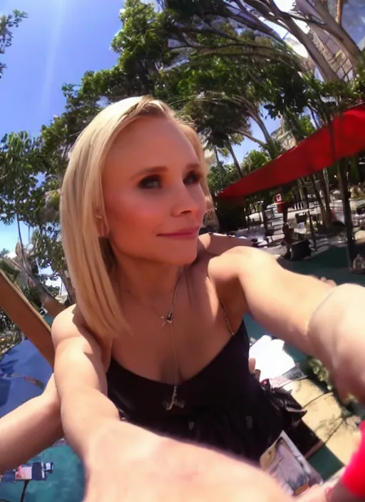 Image similar to pov, first - person - view, pov of a date with kristen bell