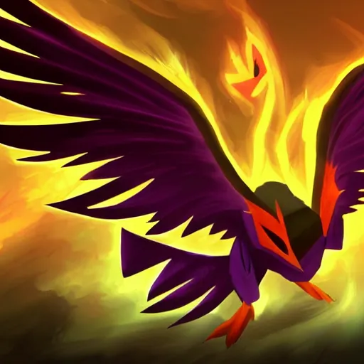 Image similar to Phoenix bird from Dota 2