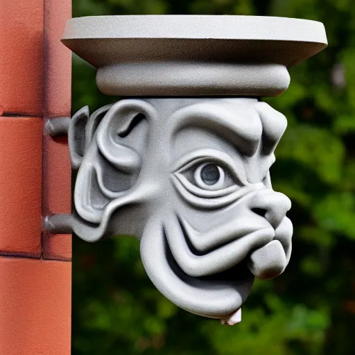 Image similar to a gargoyle downspout, product image