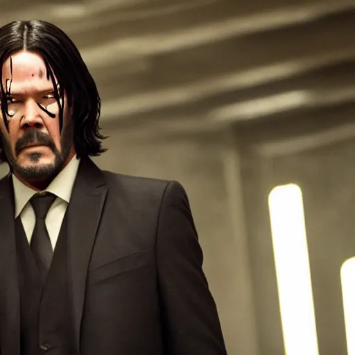 Image similar to samuel l. jackson as john wick