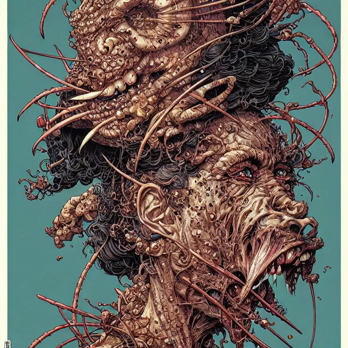 Image similar to portrait of crazy splinter, symmetrical, by yoichi hatakenaka, masamune shirow, josan gonzales and dan mumford, ayami kojima, takato yamamoto, barclay shaw, karol bak, yukito kishiro