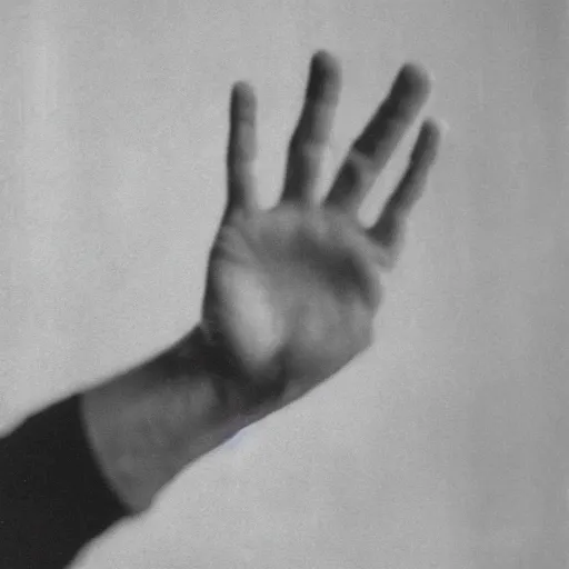 Prompt: thin hand photo, vintage