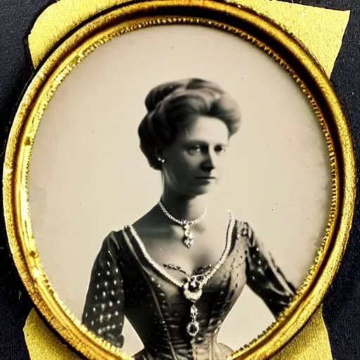 Prompt: photo of a beautiful and elegant 3 1 year old german queen, circa 1 8 6 5