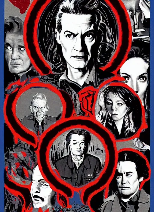 Image similar to Twin Peaks poster artwork by Kerne Erickson