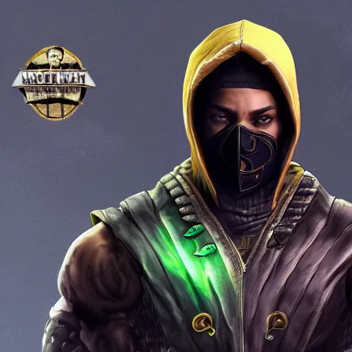 Image similar to Drake as a Mortal Kombat character, digital art, Trending on Art Station, 8k,