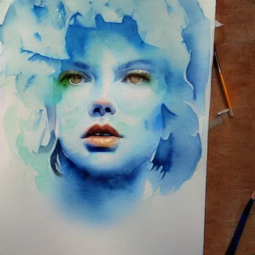 Image similar to Is this really art, watercolor,