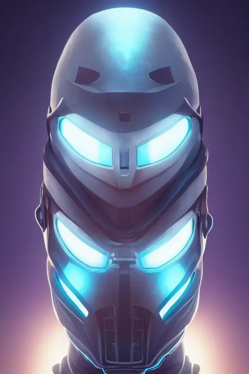 Image similar to epic mask helmet robot ninja portrait stylized as fornite style game design fanart by concept artist gervasio canda, behance hd by jesper ejsing, by rhads, makoto shinkai and lois van baarle, ilya kuvshinov, rossdraws global illumination radiating a glowing aura global illumination ray tracing hdr render in unreal engine 5