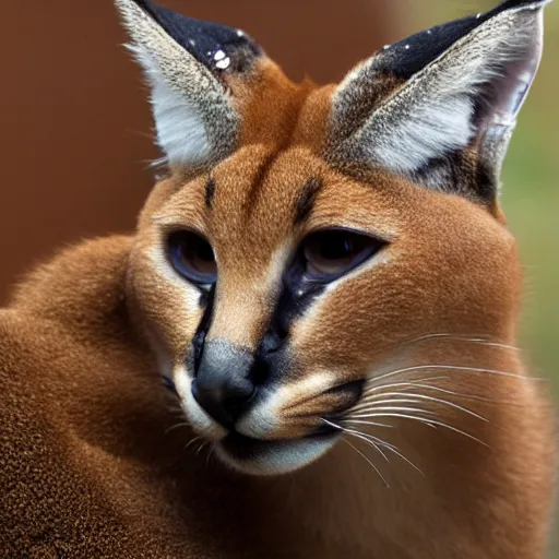 Image similar to caracal wearing crown