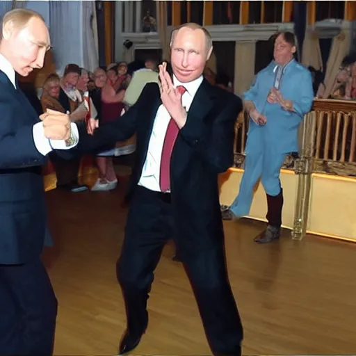 Prompt: Putin dancing in the club, high quality, super realistic