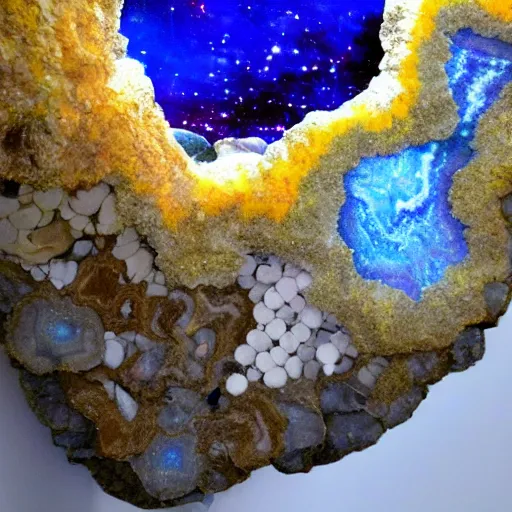 Image similar to Geode portal in a space