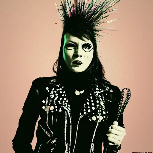 Image similar to punk woman