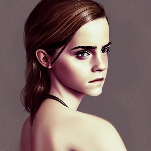 Image similar to emma watson as a teen girl, gorgeous, amazing, elegant, intricate, highly detailed, digital painting, artstation, concept art, sharp focus, illustration, art by Ross tran