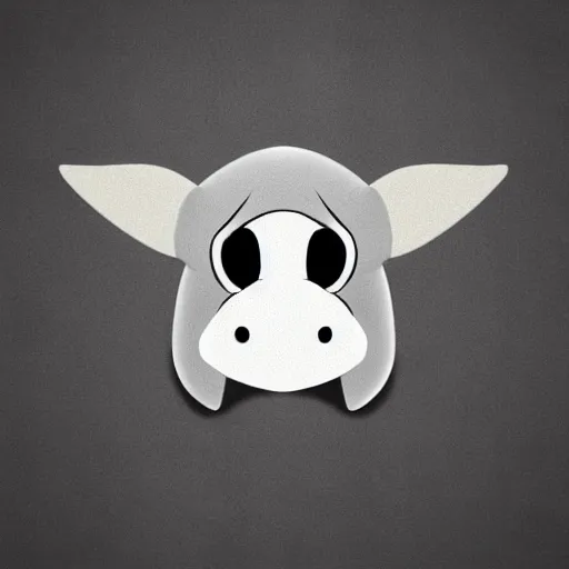 Image similar to 2d simplified triceratops head cute, popular on artstation, popular on deviantart, popular on pinterest