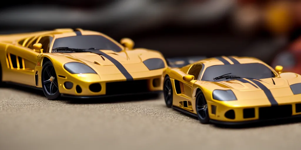 Prompt: Hot Wheels, saleen s7, supercar, cinematic, 8k, depth of field, bokeh.