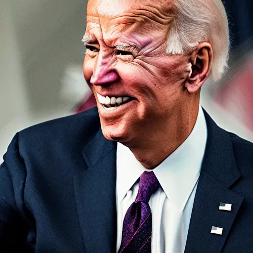 Image similar to joe biden doing funny facial expressions, dramatic lighting, cinematic, establishing shot, extremly high detail, photorealistic, cinematic lighting, artstation, style by James Gurney