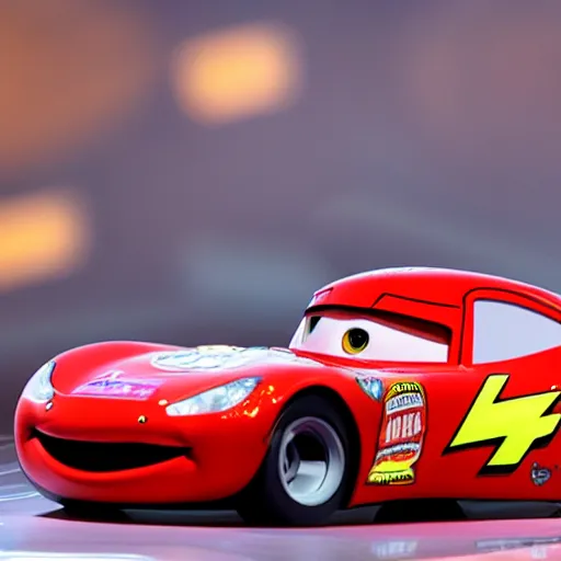 Image similar to photo of lightning mcqueen on stage at the academy awards