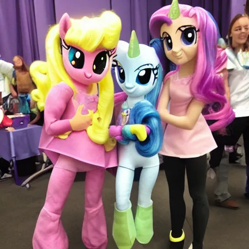 Image similar to My Little Pony convention line