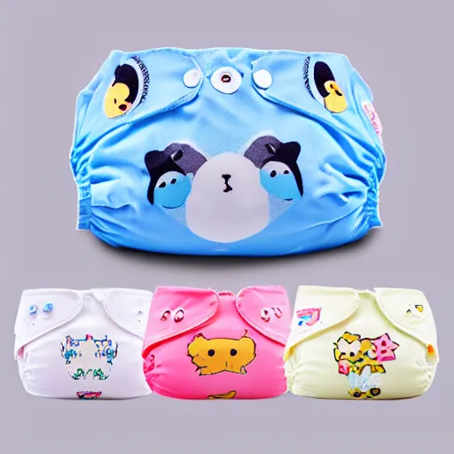 Image similar to kawaii babyish disposable diaper