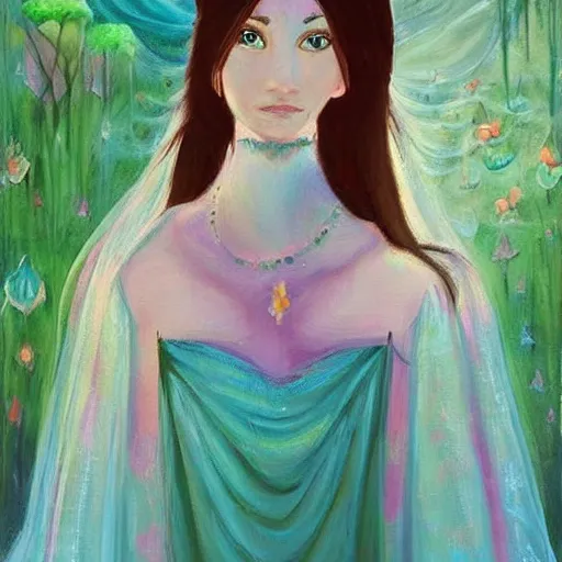 Prompt: an ethereal fantasy princess, beautiful painting