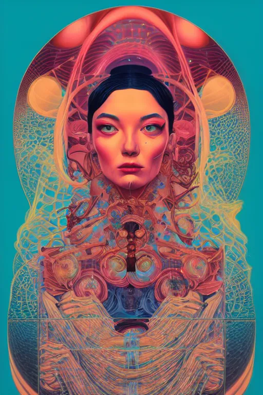 Image similar to portrait of godel's incompleteness theorem, by tristan eaton, victo ngai, peter mohrbacher, artgerm,