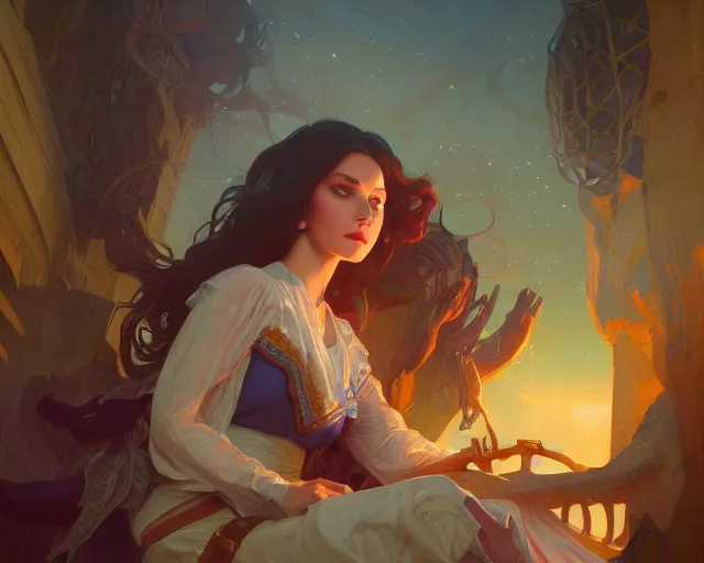 Image similar to photography of tom hammick, deep focus, d & d, fantasy, intricate, elegant, highly detailed, digital painting, artstation, concept art, matte, sharp focus, illustration, hearthstone, art by artgerm and greg rutkowski and alphonse mucha