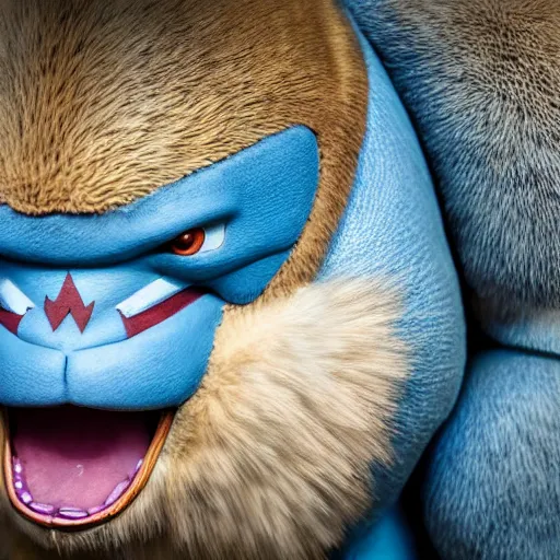 Image similar to national geographic photo of machamp, pokemon in the wild, intricate, portrait, 8 k highly professionally detailed, hdr, award winning