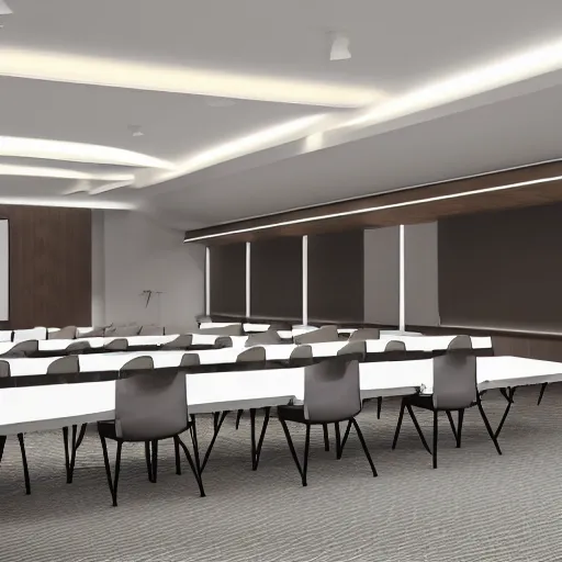 Image similar to corporate conference room interior concept by martyn lawrence bullard design high quality ultra realistic 8 k