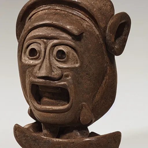 Prompt: moche sculpture