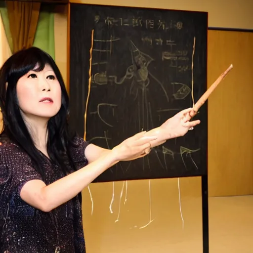 Image similar to kimie tsukakoshi casting a spell