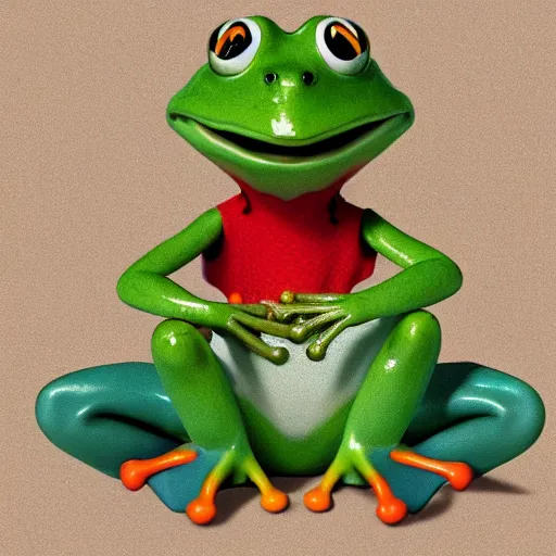 Prompt: frog in the style of pixar movie
