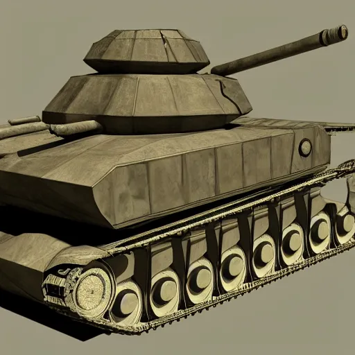 Prompt: detailed 3d model concept art for a tank made of flesh