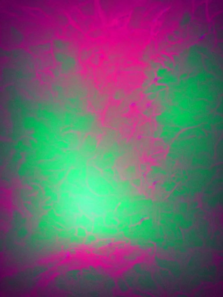 Image similar to soft and glowing neon green and pink light by disney concept artists, gaussian blur, lens flair blunt borders, rule of thirds